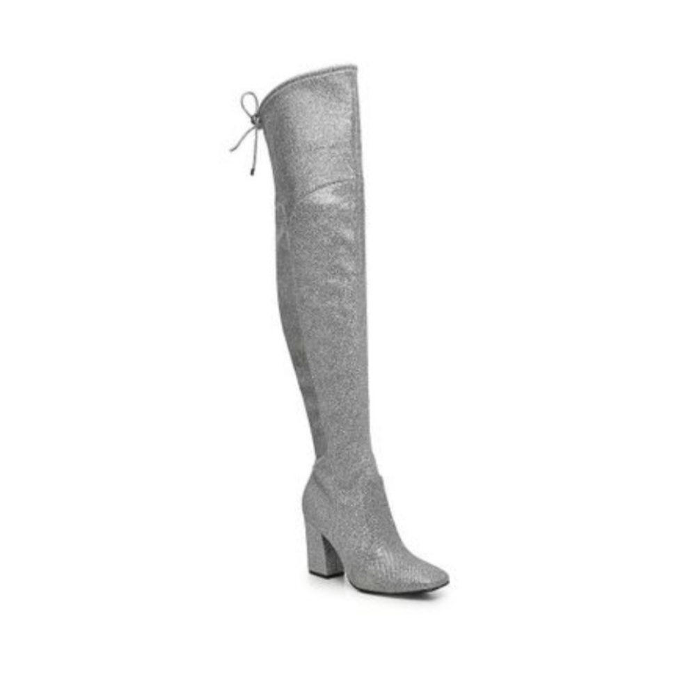 Unisa Quesia Silver Glitter Boot